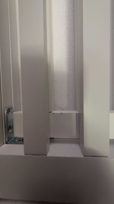 Barierka z drzwiami 92cm biała