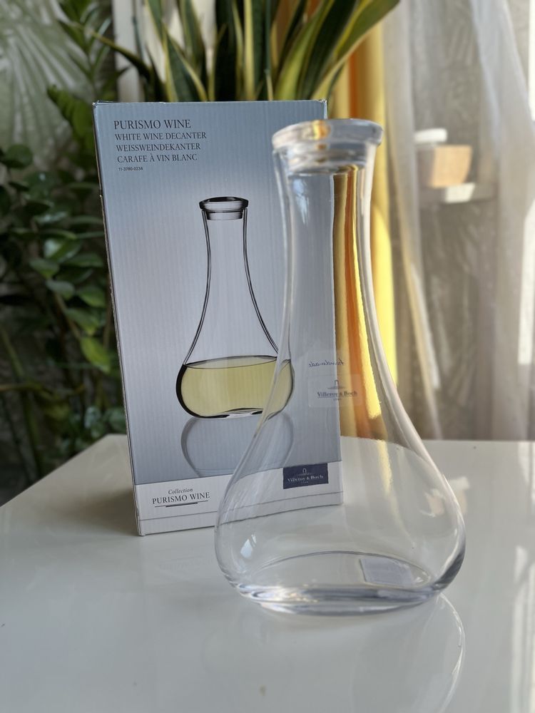 Villeroy & Boch Purismo Wine – dekanter do białego wina, karafka, nowy