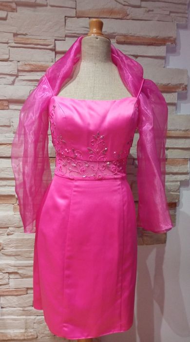 Różowa sukienka mini