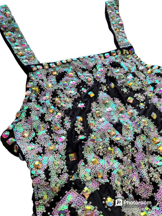 Nowy błyszczący strój kostium kąpielowy cekiny 38,M ASOS