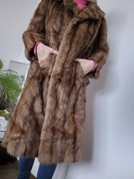 Futro Rozmiar S M naturalne