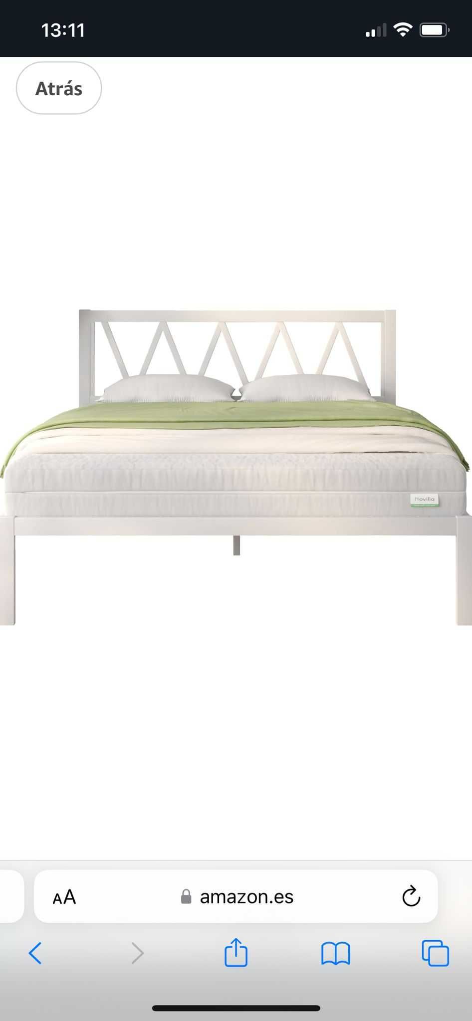 Cama metalica 150x200