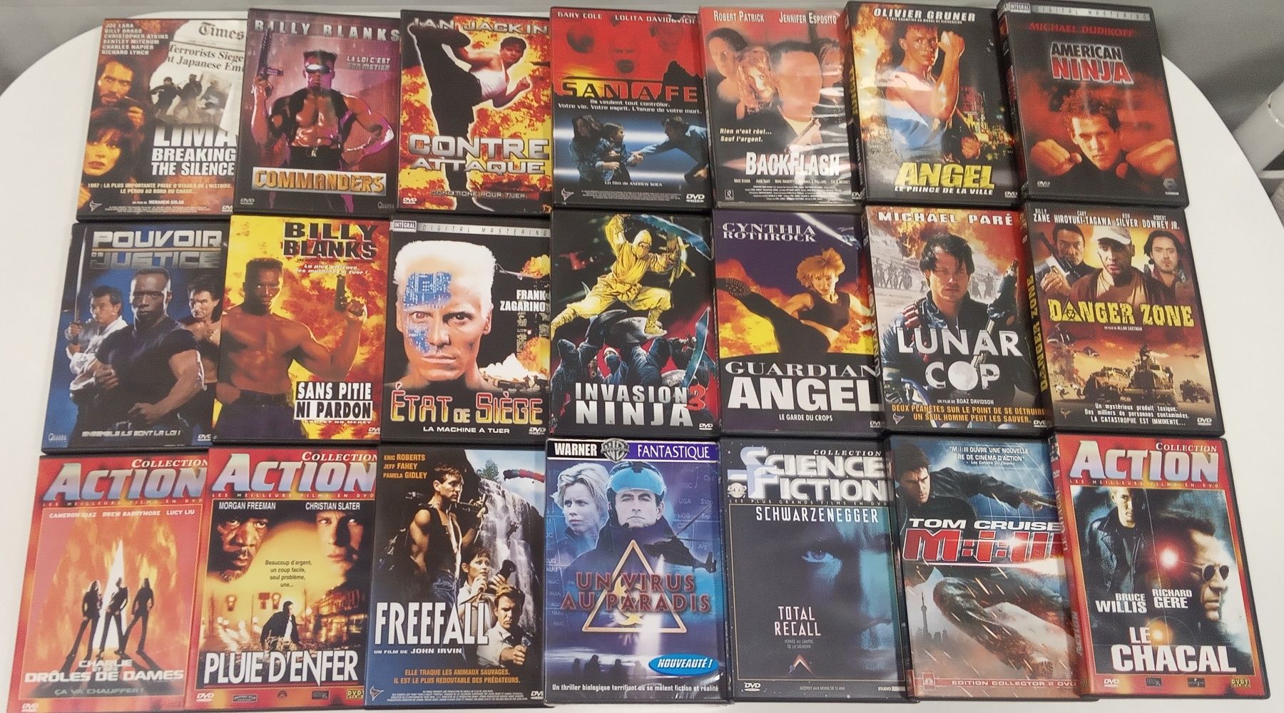 Dário, Dolph, Stallone, Lambert, Arnold, Jackie film