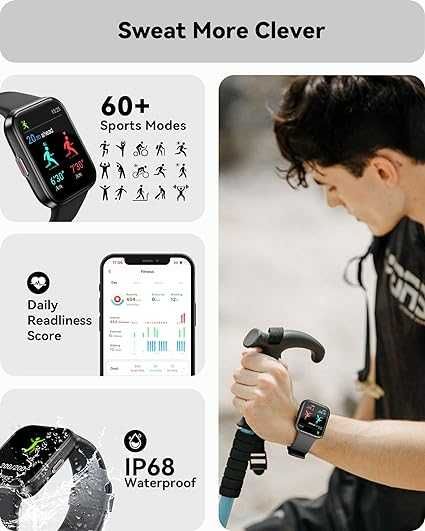 Smart Watch sportowy 1,7cala ENOMIR 208+