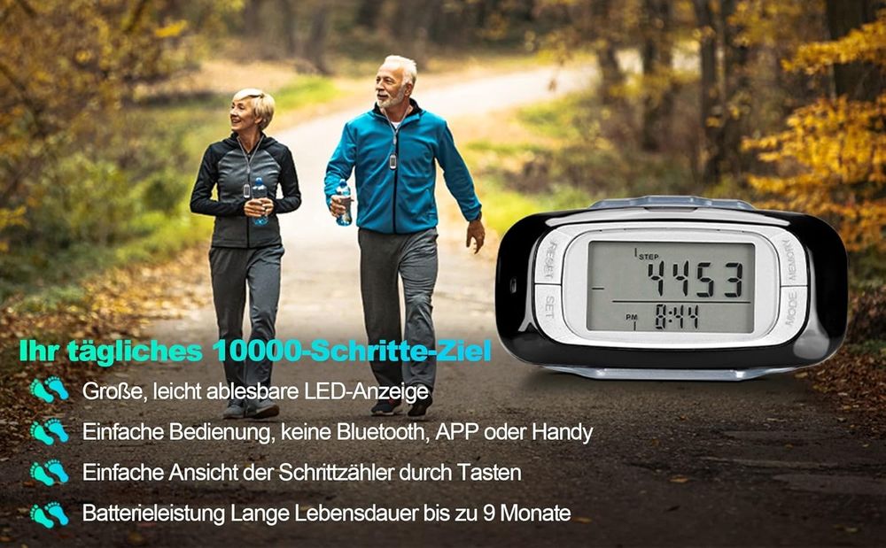Krokomierz tracker fitness licznik kroków odległośći kalorii