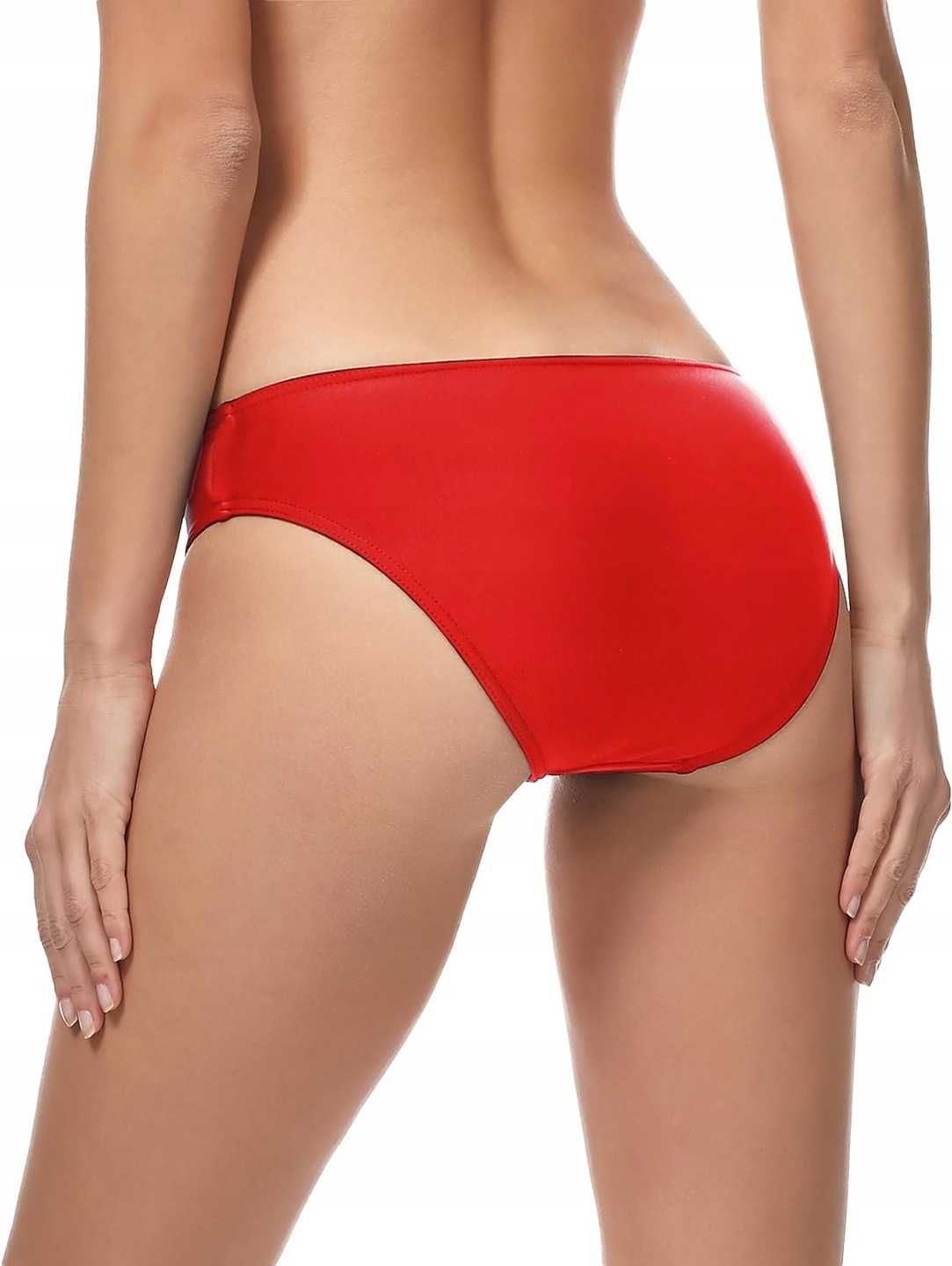 Damskie majtki kąpielowe dół bikini czerwone 36 Merry Style