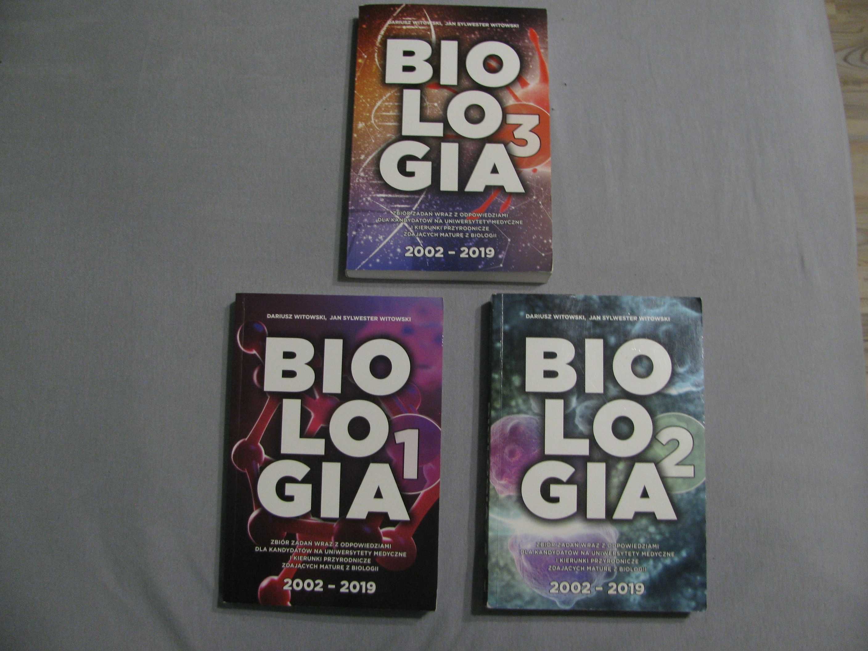 Biologia Zbiór zadań z odp Tom 1, 2, 3 WITOWSKI