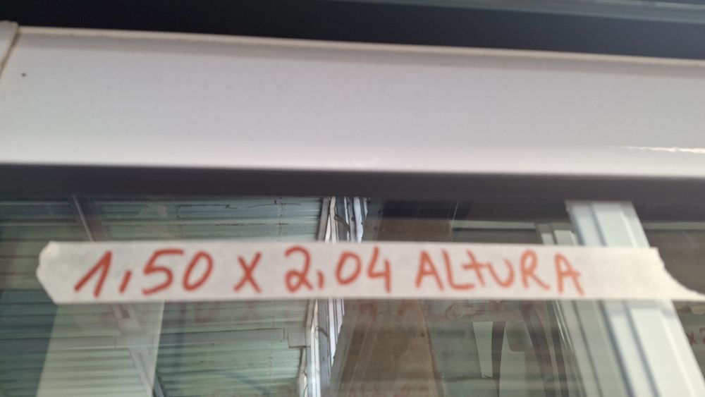 Sacadas aluminio vidro  duplo