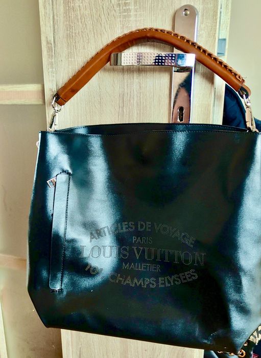 Torebka LV logo duża shopper