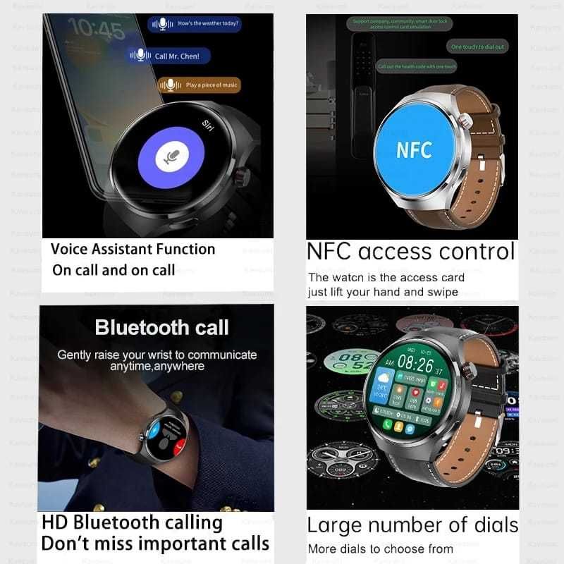 Smartwatch para chamadas, notificações e desporto, Novo!