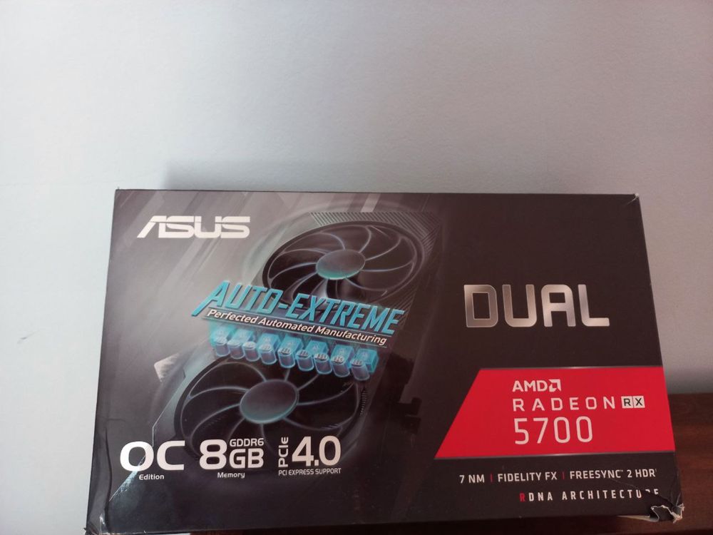 Відеокарта ASUS rx 5700 8gb Dual-EVO