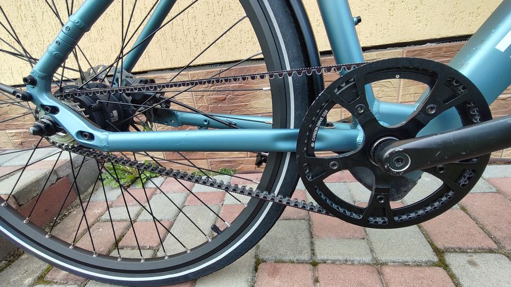 Міський електричний велосипед Tenways c go 600 на ремні