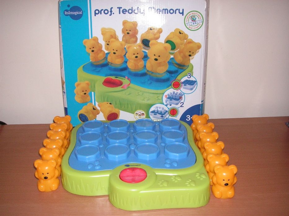 Jogo Memória ItsImagical Prof. Teddy Memory 3+