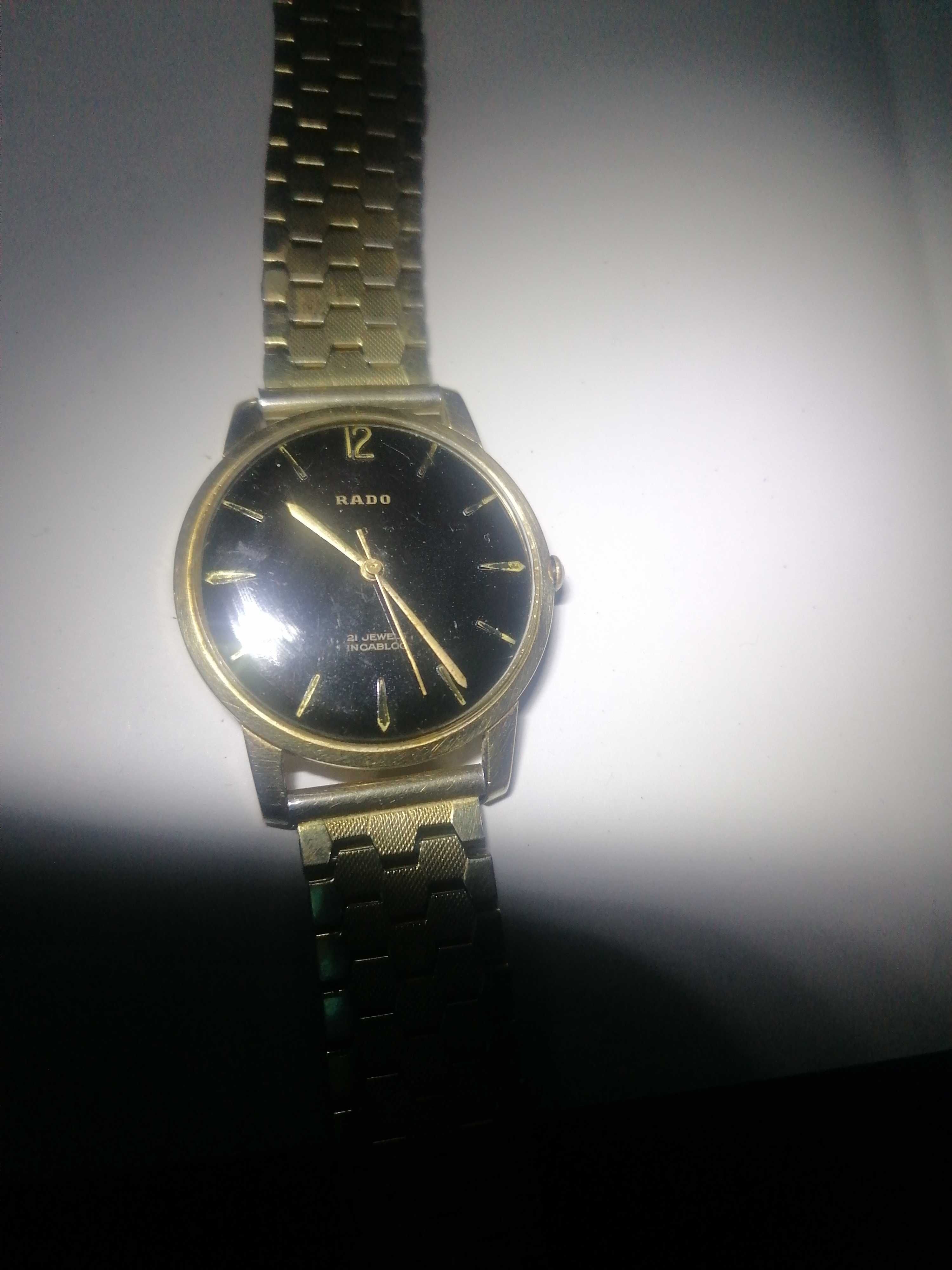 Zegarek Rado szwajcarski złoty 14 K