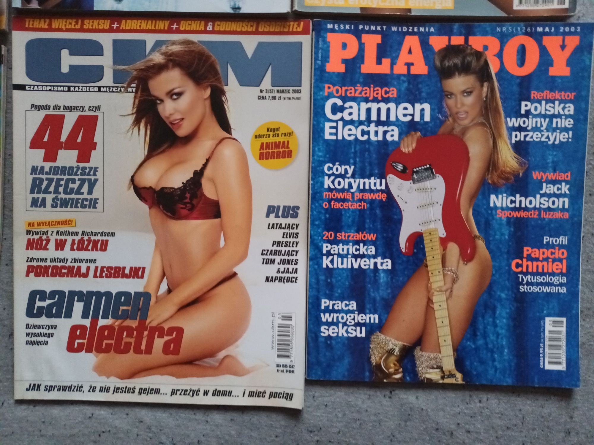 Playboy/Ckm 6 szt z Carmen Electra !!!