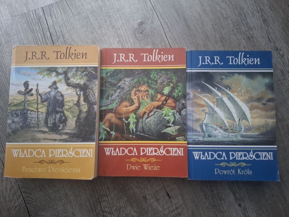 Władca pierścieni J.R.R Tolkien, trylogia, 3 tomy