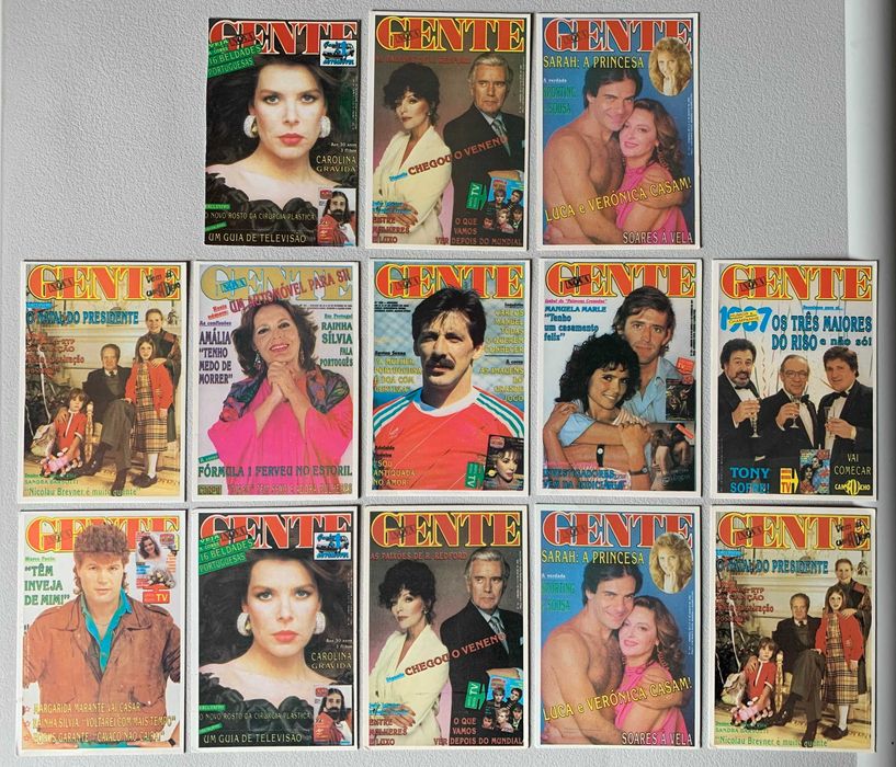 Calendários de 1987/1988 - Revista Gente (preço unitário)