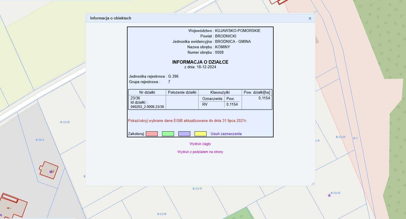 Działka budowlana na Kominach