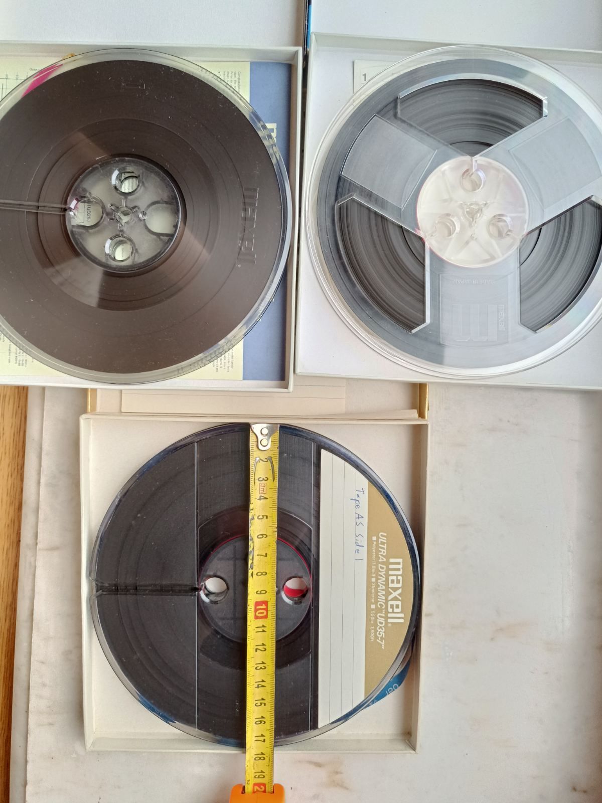 Akai,Revox maxell,teac катушки 17- 27 см