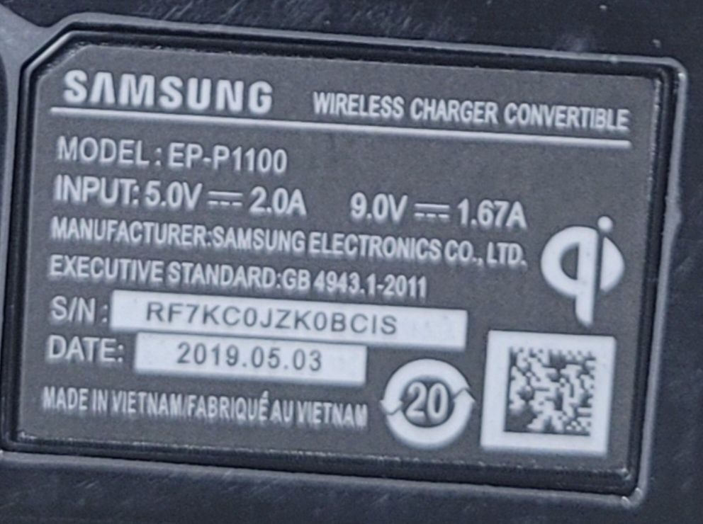 Беспроводная зарядка Samsung