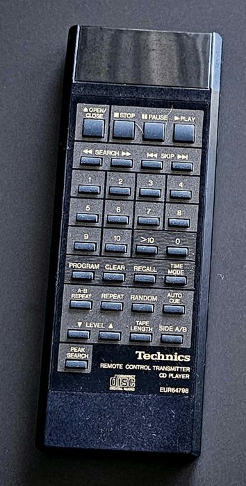 Technics EUR64796 oryginalny pilot do CDP