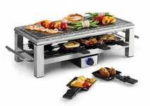 Grill elektryczny Raclette 1500W NATURALNY KAMIEŃ