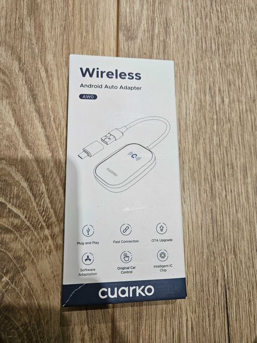 Adapter bezprzewodowy Android Auto WiFi 5GHz, Bluetooth 5.0, USB-C