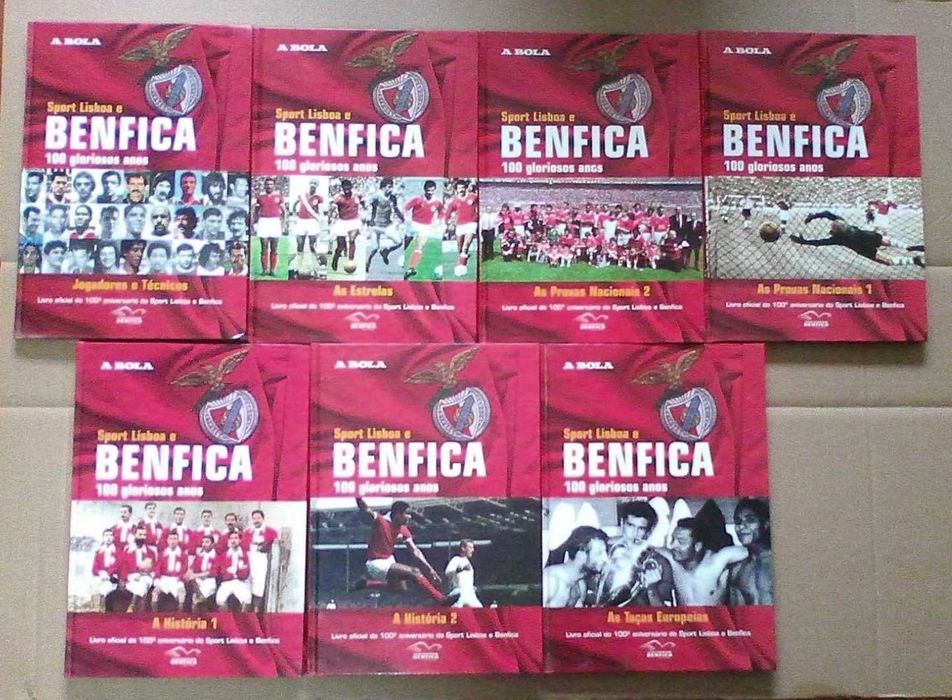 Sport Lisboa e Benfica 100 gloriosos anos - 7  volumes