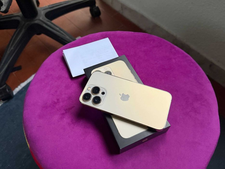 Vendo troco iPhone 13 Pro 512Gb Gold C/Fatura Nacional - Bateria NOVA