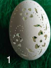 Ażurowa pisanka jajo gęsie