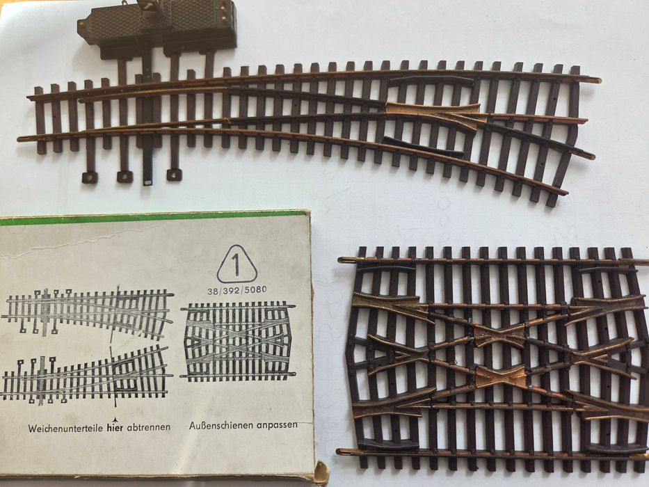 Zwrotnica torowa z rozjazdem HO PILZ