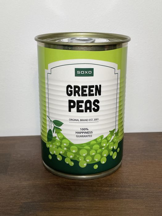 Skarpetki Soxo Green Peas – w puszce – nowe, 40–45