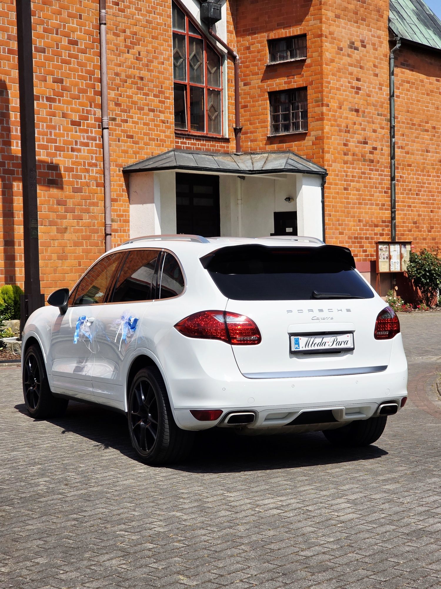 Auto samochód do ślubu wesele Białe Porsche Cayenne !