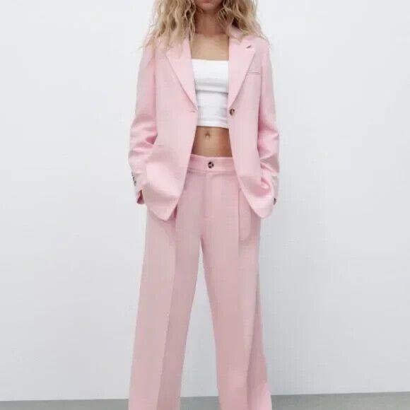 Blazer rosa oversized Zara