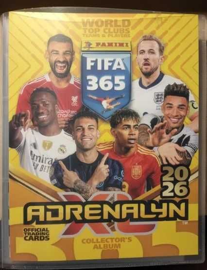 Fifa Panini 365 Adrenalyn 2026 karty piłkarskie