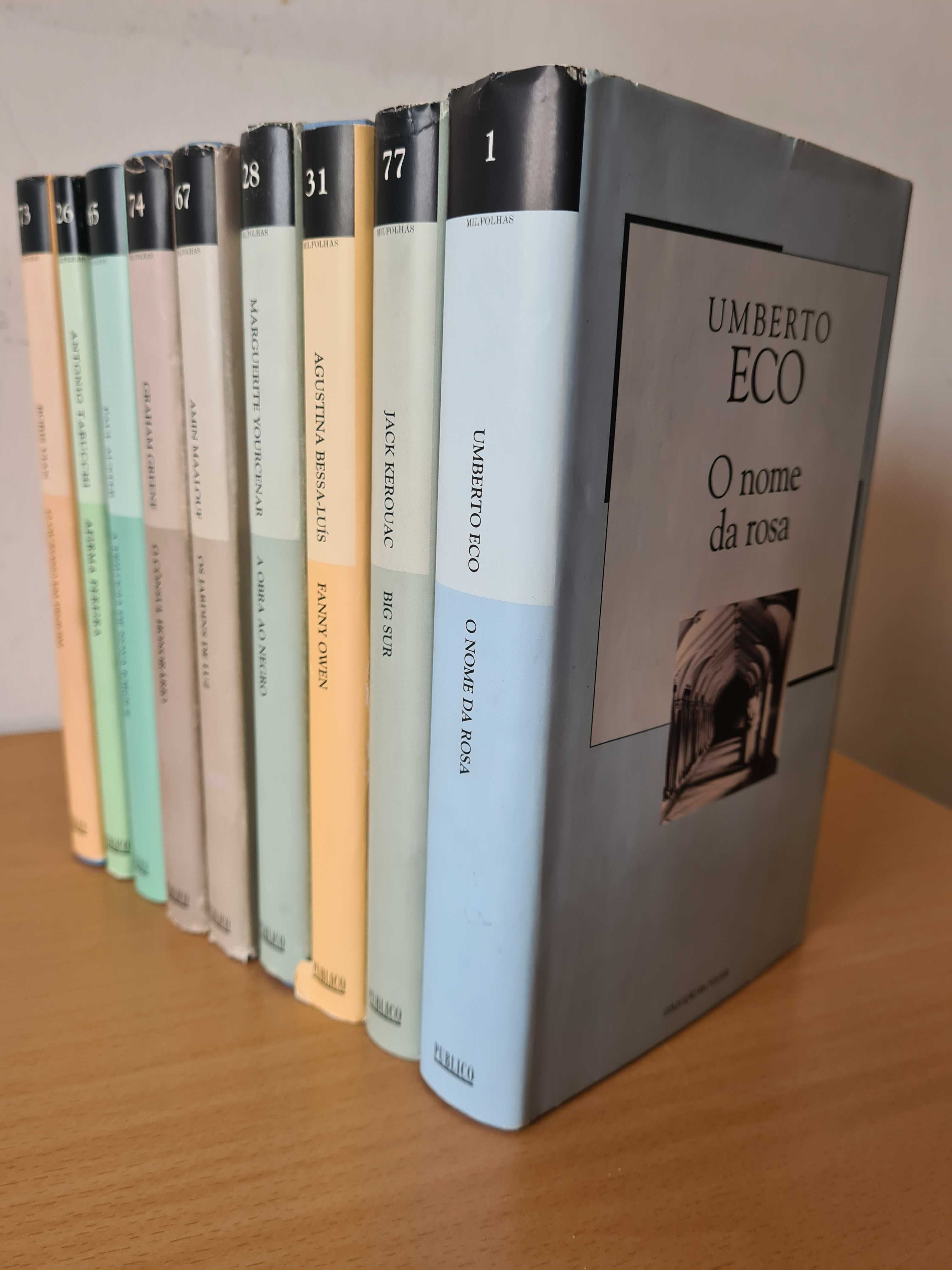 9 livros de literatura da Coleção Mil Folhas do "Público"