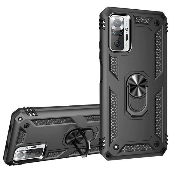 Etui Case Pancerne Xiaomi Redmi note 10 pro + szkło hartowane