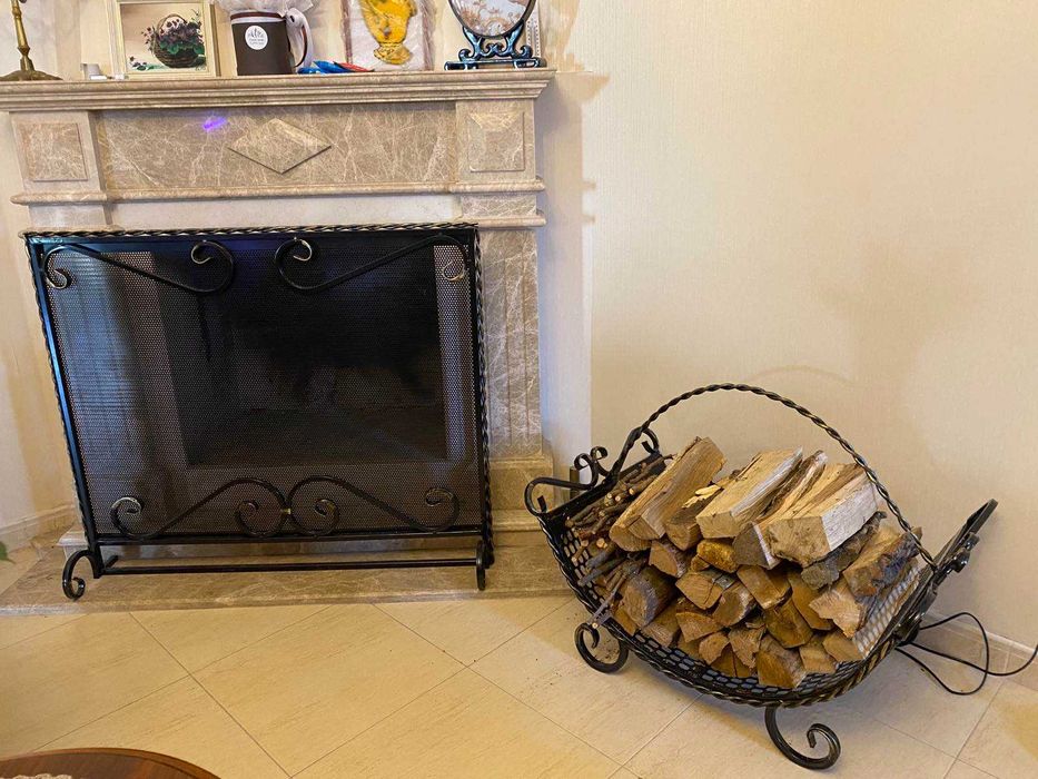 Каминный экран, каминный набор