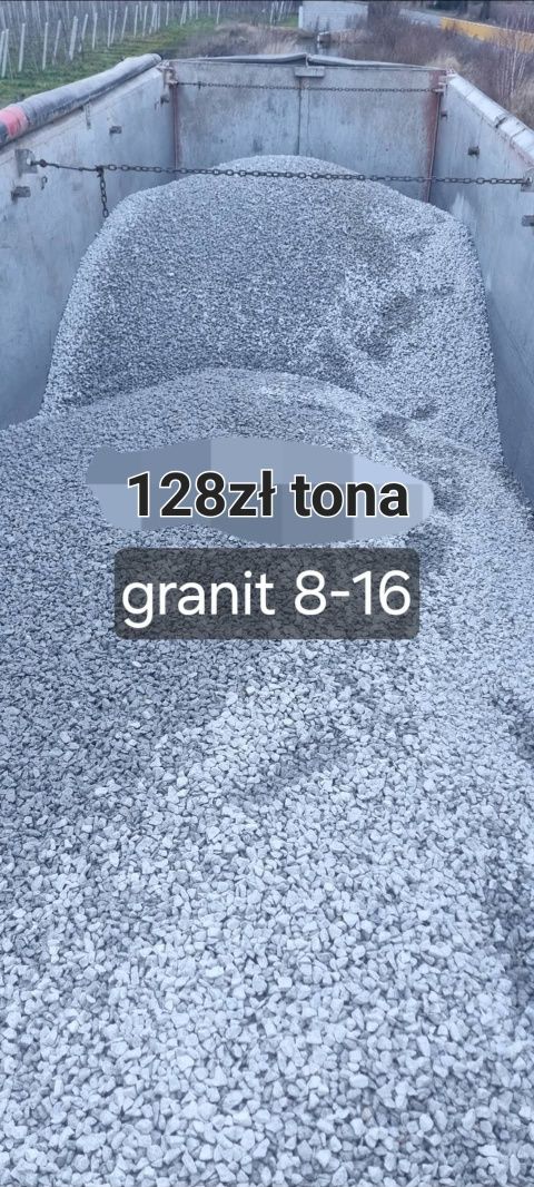 Kamien Kruszywo granit wapiene na plac