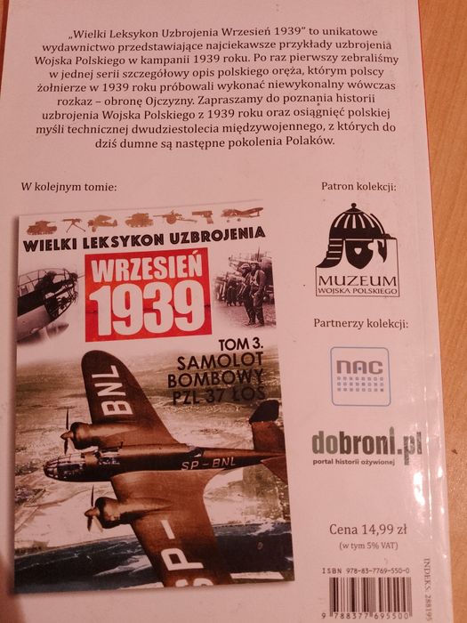 Wielki leksykon uzbrojenia wrzesień 1939 tom 2