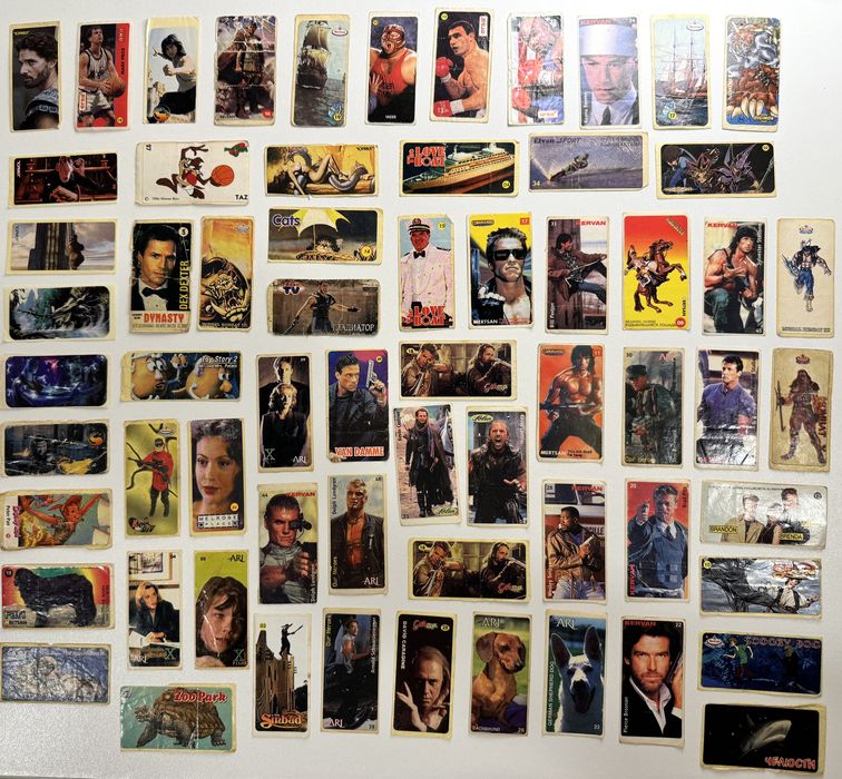 Naklejki z gumy RETRO, Terminator (Gum Stickers / Wrappers)