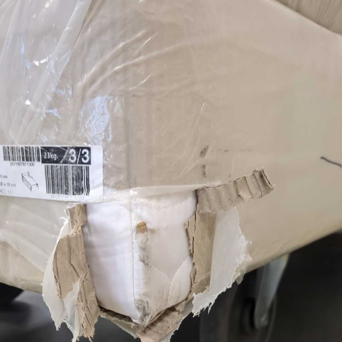Łóżko IMOLA z materacem i pojemnikiem 90 cm lewe - sprzedam