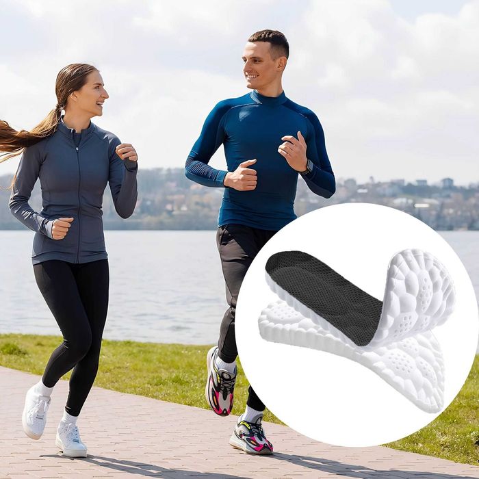 Miękkie Piankowe Wkładki do Butów Amortyzujące Ostrogi Piętowe 43-44