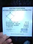 Siatka pleciona, ocynkowana i powlekana PCV, zielona
