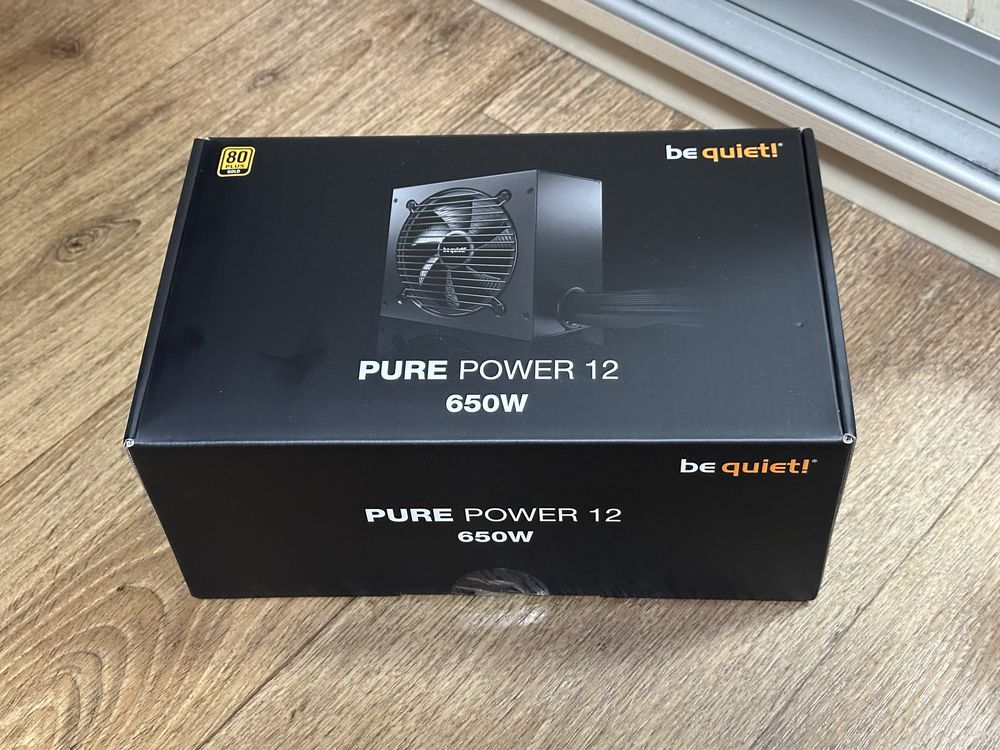 Блок живлення be quiet! PURE POWER 12 650W 80 plus gold новий