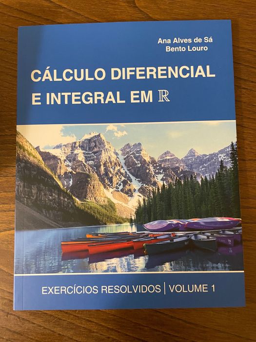 4 livros de Cálculo Diferencial e Integral em R - Ana Sá