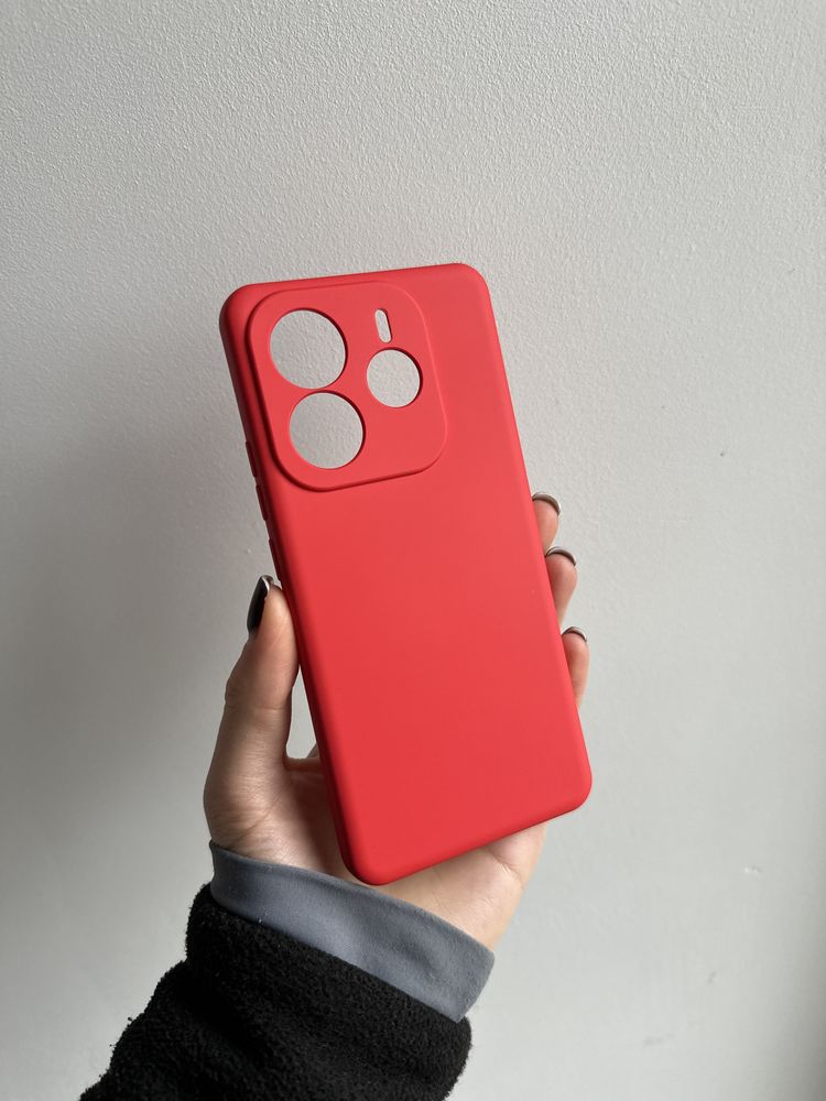 Etui silikonowe czerwone do XIAOMI REDMI NOTE 14 5G