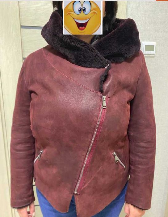 Жіноча дублянка з натурального хутра.Туреччина.Прекрасний стан,торг!