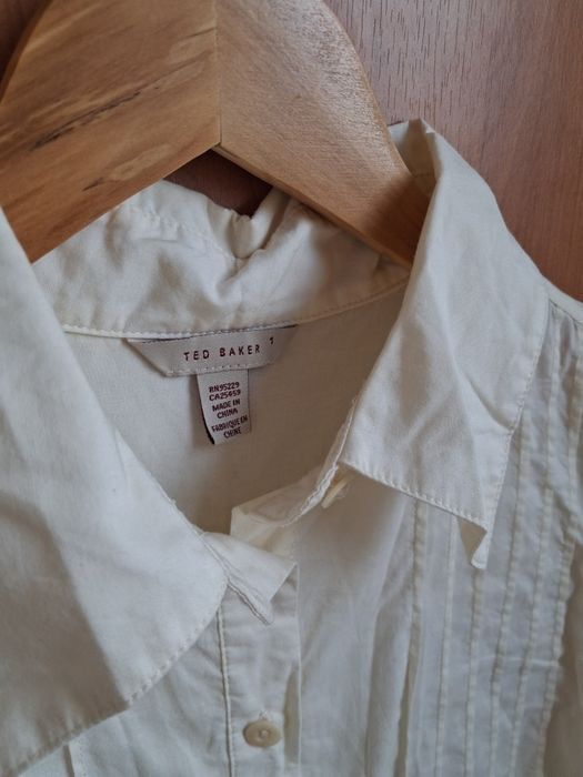 Ted Baker ecru koszula damska tunika koszulowa XS