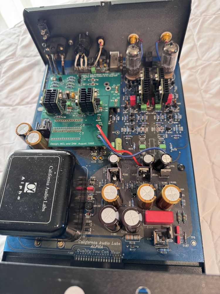 Dac california audio labs 24/96 ecc83 upgrade stacato